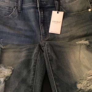 Judy blue distressed light denim jeans NWT
